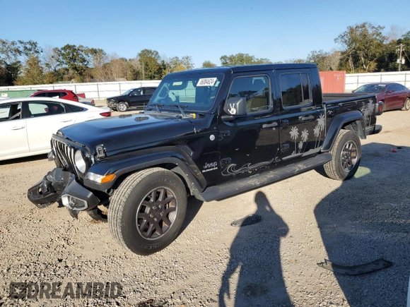 2022 Jeep Gladiator High Altitude with VIN 1C6HJTFG1NL151559, listed as a Copart auction lot 86084624 with 27,704 mi miles and Salvage title. Bid and sale history available at DreamBid. Image 1.