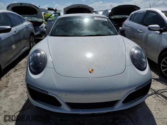 2019 Porsche 911 Carrera with VIN WP0AA2A96KS104011, listed as a Copart auction lot 76576224 with 3,807 mi miles and Non Repairable. Bid and sale history available at DreamBid. Image 5.