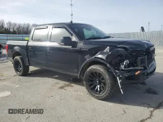 2019 Ford F-150 XL with VIN 1FTEW1E49KKE05612, listed as a Copart auction lot 47360315 with 121,748 mi miles and Salvage Title. Bid and sale history available at carsss.com. Image 4.