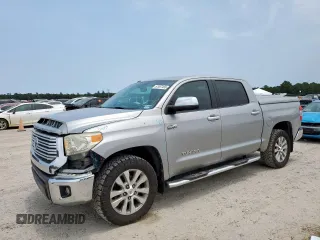 2014 Toyota Tundra Limited with VIN 5TFFY5F15EX161507, listed as a Copart auction lot 57857465 with 99,721 mi miles and Salvage title. Bid and sale history available at DreamBid. Image 1.