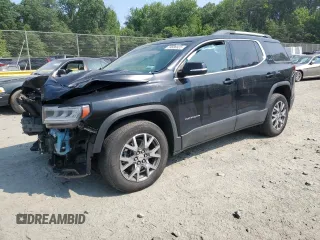 2021 GMC Acadia SLT with VIN 1GKKNULS6MZ110703, listed as a Copart auction lot 59688925 with 45,088 mi miles and Salvage title. Bid and sale history available at DreamBid. Image 1.