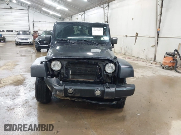 2017 Jeep Wrangler Unlimited Sport with VIN 1C4BJWDG6HL701149, listed as a IAAI auction lot 42678079 with 101,073 mi miles and . Bid and sale history available at DreamBid. Image 12.