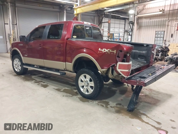 2013 Ford F-150 XL with VIN 1FTFW1ET7DKD12537, listed as a IAAI auction lot 41907823 with 234,445 mi miles. Bid and sale history available at carsss.com. Image 3.