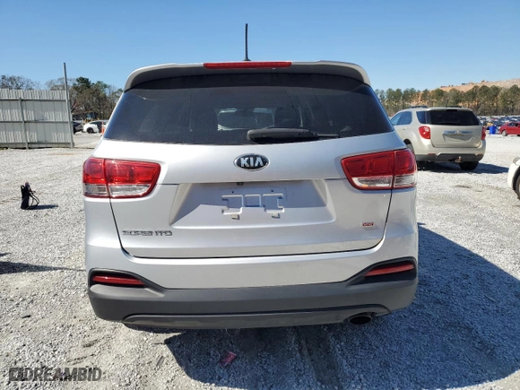 2017 Kia Sorento L with VIN 5XYPG4A30HG299361, listed as a Copart auction lot 48944855 with 78,200 mi miles and Salvage Title. Bid and sale history available at carsss.com. Image 6.