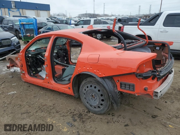 2022 Dodge Charger SRT Hellcat Redeye Widebody Jailbreak with VIN 2C3CDXL9XNH101459, listed as a Copart auction lot 44781985 with 11,000 mi miles and Salvage Title. Bid and sale history available at carsss.com. Image 2.