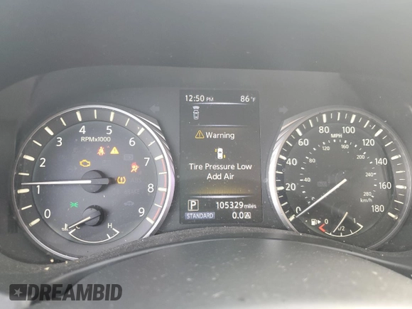 2020 Infiniti Q50 Luxe с VIN JN1EV7AP5LM200335, выставлен на аукционе Copart как лот 60649795 с пробегом 108 329 миль миль и Чистый • Clean title. История ставок и продаж доступна на DreamBid. Изображение 9.