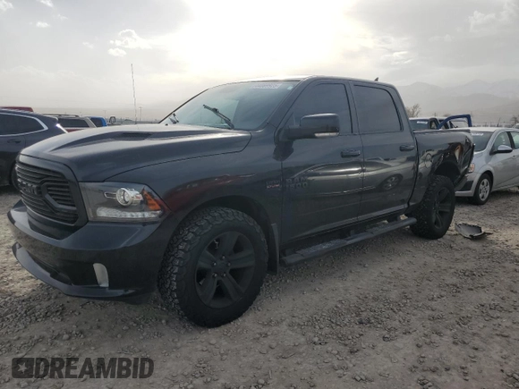2018 Ram 1500 Sport z VIN 1C6RR7MT2JS124150, wystawiony jako Copart lot #44069925 z przebiegiem 98 940 mil mil oraz Szkoda całkowita • Salvage title. Historia ofert i sprzedaży dostępna na DreamBid. Obrazek 1.
