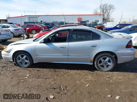 2004 Pontiac Grand Am SE1 with VIN 1G2NF52E54M646874, listed as a IAAI auction lot 41564072 with 97,437 mi miles. Bid and sale history available at carsss.com. Image 14.