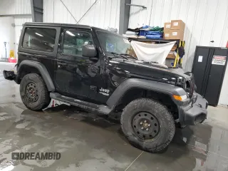 2020 Jeep Wrangler Sport S z VIN 1C4GJXAG4LW274996, wystawiony jako Copart lot #43407175 z przebiegiem 72 346 mil mil oraz Szkoda całkowita • Salvage title. Historia ofert i sprzedaży dostępna na DreamBid. Obrazek 4.