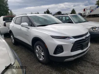 2021 Chevrolet Blazer LT with VIN 3GNKBJR40MS550044, listed as a Copart auction lot 62065623 with 28,703 mi miles and . Bid and sale history available at DreamBid. Image 4.