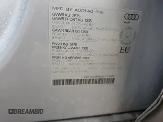 2016 Audi SQ5 3.0T Technik with VIN WA1LCAFP8GA123803, listed as a Copart auction lot 72753254 with 159,030 mi miles and Clean Title. Bid and sale history available at carsss.com. Image 13.