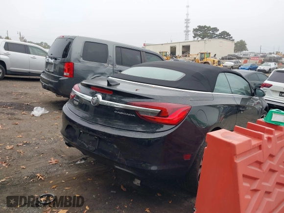 2017 Buick Cascada Premium with VIN W04WH3N54HG018409, listed as a IAAI auction lot 40767078 with 80,974 mi miles and . Bid and sale history available at DreamBid. Image 4.