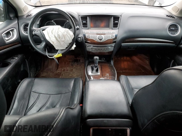 2014 Infiniti QX60 Hybrid with VIN 5N1CL0MM9EC521298, listed as a Copart auction lot 48987395 with 171,334 mi miles and Salvage Title. Bid and sale history available at DreamBid. Image 8.