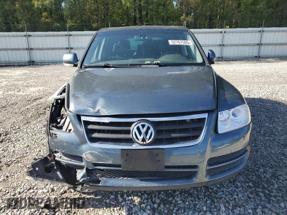 2006 Volkswagen Touareg 3.2L V6 with VIN WVGZG77L46D038386, listed as a Copart auction lot 52767505 with Not Provided miles and Salvage Title. Bid and sale history available at DreamBid. Image 5.