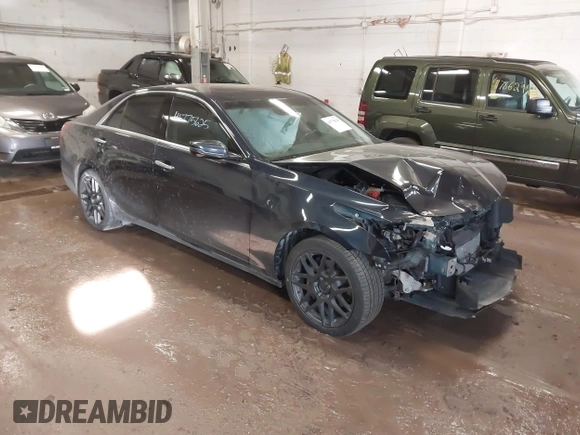2018 Cadillac CTS Sedan Luxury AWD with VIN 1G6AX5SX9J0119497, listed as a IAAI auction lot 41775625 with 75,251 mi miles. Bid and sale history available at carsss.com. Image 1.