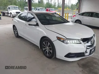 2015 Acura TLX Technology z VIN 19UUB1F51FA027748, wystawiony jako IAAI lot #42283607 z przebiegiem 153 333 mil mil oraz . Historia ofert i sprzedaży dostępna na DreamBid. Obrazek 1.