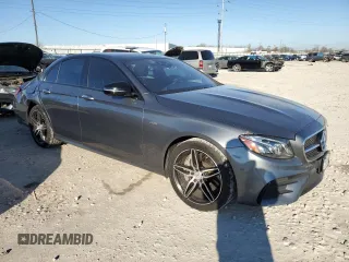 2020 Mercedes-Benz E AMG E 53 with VIN WDDZF6BB3LA734062, listed as a Copart auction lot 83616034 with 26,025 mi miles and Salvage Title. Bid and sale history available at carsss.com. Image 4.
