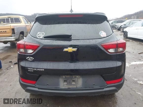 2021 Chevrolet TrailBlazer LS with VIN KL79MNSL7MB062440, listed as a IAAI auction lot 41164871 with 67,880 mi miles. Bid and sale history available at carsss.com. Image 16.