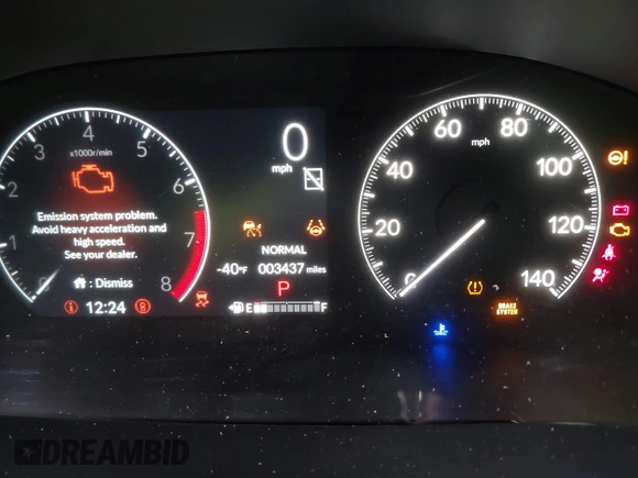 2025 Honda CR-V EX with VIN 2HKRS4H47SH421526, listed as a IAAI auction lot 41051701 with 3,437 mi miles and . Bid and sale history available at DreamBid. Image 15.