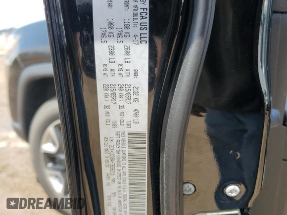2017 Jeep Compass Trailhawk z VIN 3C4NJDDB4HT636215, wystawiony jako Copart lot #61841315 z przebiegiem 77 872 mil mil oraz Szkoda całkowita • Salvage title. Historia ofert i sprzedaży dostępna na DreamBid. Obrazek 13.