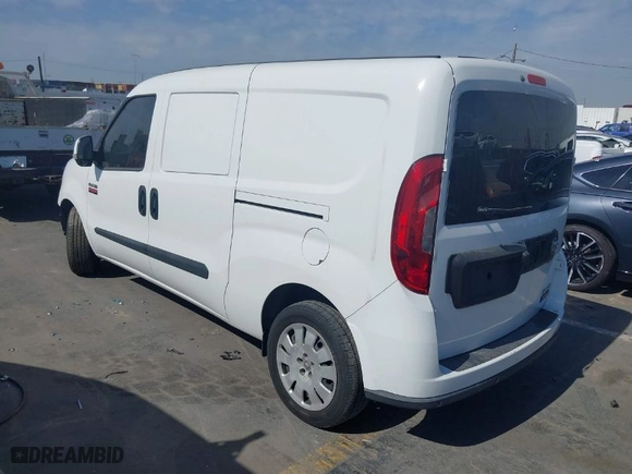 2019 Ram ProMaster City Cargo Van Tradesman SLT with VIN ZFBHRFBB0K6N43202, listed as a IAAI auction lot 41427935 with 97,605 mi miles. Bid and sale history available at carsss.com. Image 3.