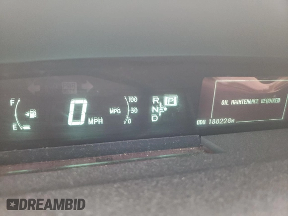 2010 Toyota Prius Four with VIN JTDKN3DU2A1031917, listed as a Copart auction lot 55223805 with 188,228 mi miles and Clean Title. Bid and sale history available at DreamBid. Image 9.