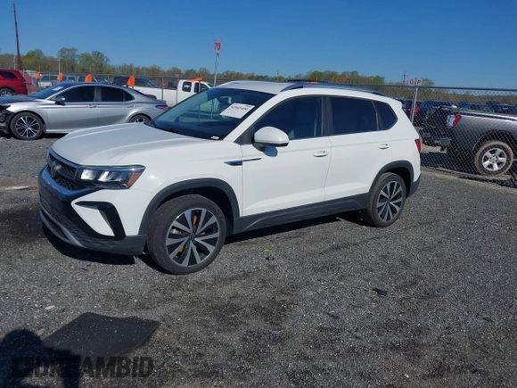 2022 Volkswagen Taos SE с VIN 3VVRX7B29NM069379, выставлен на аукционе IAAI как лот 42045400 с пробегом 45 788 миль миль и . История ставок и продаж доступна на DreamBid. Изображение 2.