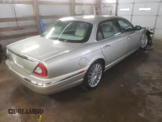 2006 Jaguar XJ with VIN SAJWA79B56SH07388, listed as a Copart auction lot 80636334 with 134,608 mi miles and Salvage Title. Bid and sale history available at carsss.com. Image 3.