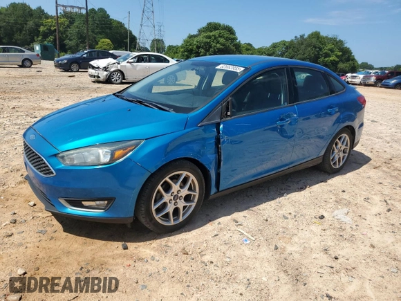 2015 Ford Focus SE with VIN 1FADP3F24FL200786, listed as a Copart auction lot 62662855 with 90,790 mi miles and Salvage title. Bid and sale history available at DreamBid. Image 1.