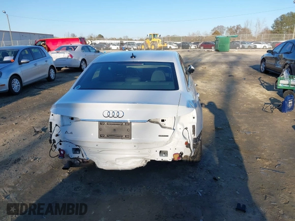 2021 Audi A4 S line Premium Plus with VIN WAUEAAF4XMA038044, listed as a IAAI auction lot 41354276 with 19,726 mi miles and . Bid and sale history available at DreamBid. Image 17.