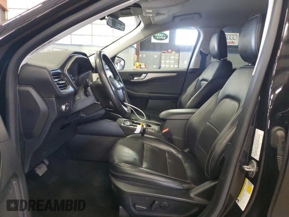 2021 Ford Escape SEL with VIN 1FMCU9H64MUA50988, listed as a Copart auction lot 54517685 with 122,593 mi miles and Salvage Title. Bid and sale history available at DreamBid. Image 7.