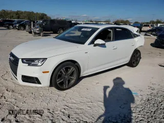 2018 Audi A4 Premium Plus with VIN WAULMAF41JA209743, listed as a Copart auction lot 46230075 with 0 mi miles and Salvage Title. Bid and sale history available at carsss.com. Image 1.