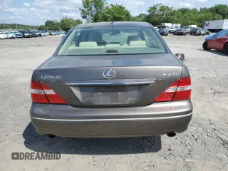 2005 Lexus LS 430 z VIN JTHBN36F355011851, wystawiony jako Copart lot #57488565 z przebiegiem 167 442 mil mil oraz Szkoda całkowita • Salvage title. Historia ofert i sprzedaży dostępna na DreamBid. Obrazek 6.