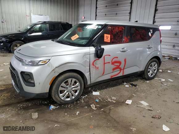 2021 Kia Soul S with VIN KNDJ23AU8M7746646, listed as a Copart auction lot 51508485 with 40,576 mi miles and Salvage Title. Bid and sale history available at carsss.com. Image 1.