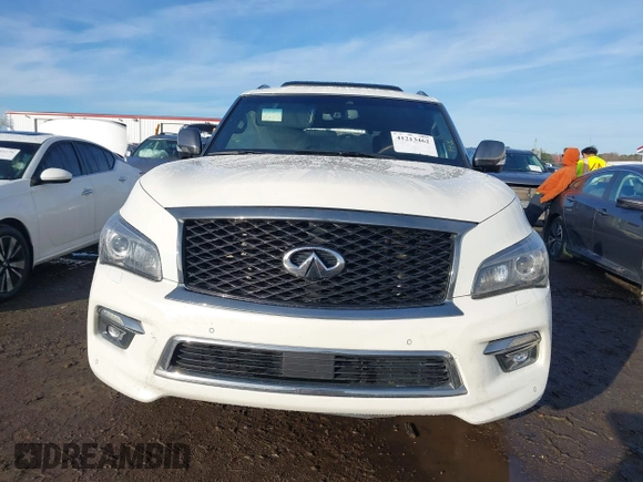 2017 Infiniti QX80 with VIN JN8AZ2NE2H9159379, listed as a IAAI auction lot 41213462 with 149,821 mi miles and . Bid and sale history available at DreamBid. Image 12.