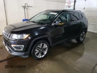 2020 Jeep Compass Limited z VIN 3C4NJDCB2LT221372, wystawiony jako Copart lot #60283565 z przebiegiem 82 084 mil mil oraz Czysty tytuł • Clean title. Historia ofert i sprzedaży dostępna na DreamBid. Obrazek 1.