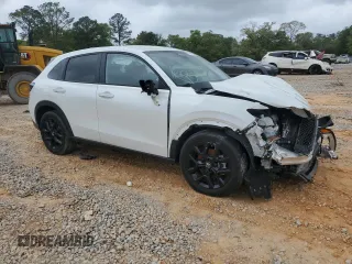 2023 Honda HR-V Sport with VIN 3CZRZ1H57PM706984, listed as a Copart auction lot 51182275 with 19,552 mi miles and Salvage Title. Bid and sale history available at carsss.com. Image 4.