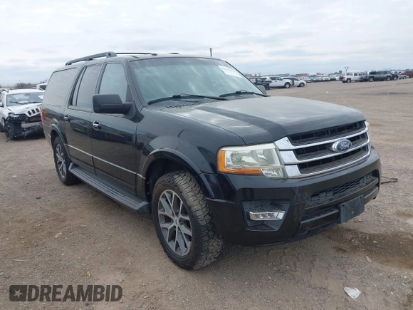 2015 Ford Expedition EL XLT with VIN 1FMJK1HT8FEF26502, listed as a IAAI auction lot 41613404 with 177,021 mi miles. Bid and sale history available at carsss.com. Image 1.