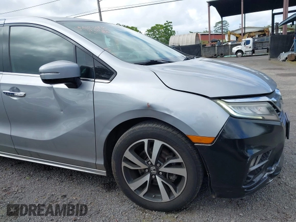 2019 Honda Odyssey Elite with VIN 5FNRL6H93KB077180, listed as a IAAI auction lot 41936408 with 75,168 mi miles and . Bid and sale history available at DreamBid. Image 17.