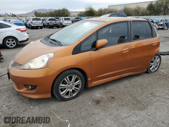 2009 Honda Fit Sport w/Navi with VIN JHMGE88609S006727, listed as a Copart auction lot 48816235 with 152,252 mi miles and Salvage Title. Bid and sale history available at carsss.com. Image 1.