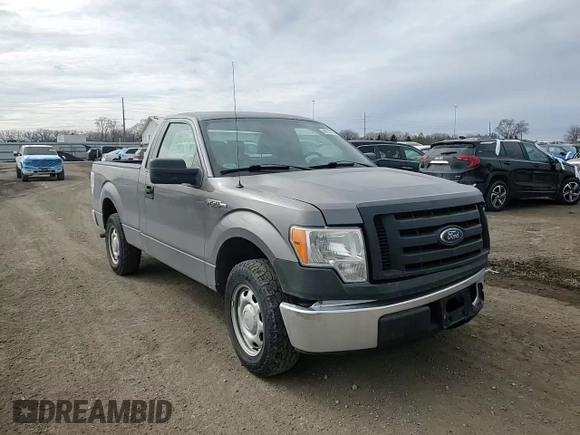 2011 Ford F-150 XL with VIN 1FTMF1CMXBFB70676, listed as a Copart auction lot 46237015 with 134,717 mi miles and Salvage Title. Bid and sale history available at DreamBid. Image 10.