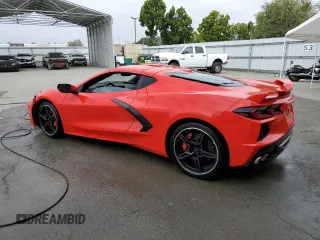 2021 Chevrolet Corvette 2LT with VIN 1G1YB2D47M5120059, listed as a Copart auction lot 78754273 with 20,419 mi miles. Bid and sale history available at carsss.com. Image 2.