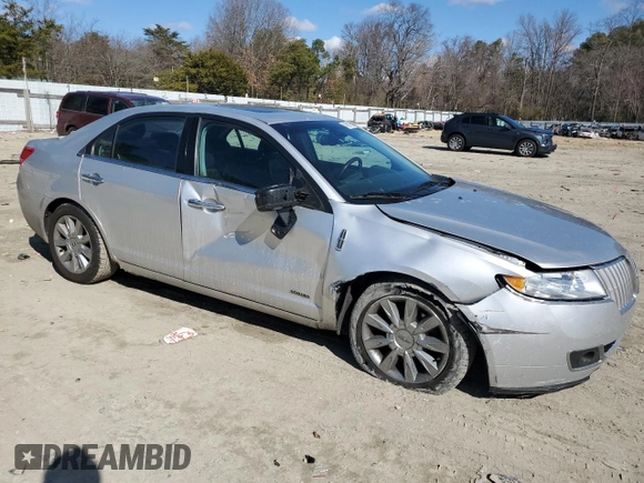 2011 Lincoln MKZ Hybrid with VIN 3LNDL2L38BR752778, listed as a Copart auction lot 46661755 with 136,902 mi miles and Salvage Title. Bid and sale history available at carsss.com. Image 4.