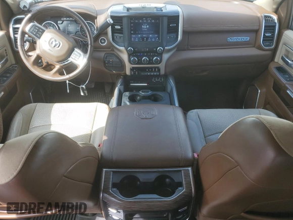 2019 Ram 3500 Laramie with VIN 3C63RRJL0KG663042, listed as a Copart auction lot 69565824 with 126,465 mi miles and Salvage Title. Bid and sale history available at carsss.com. Image 8.