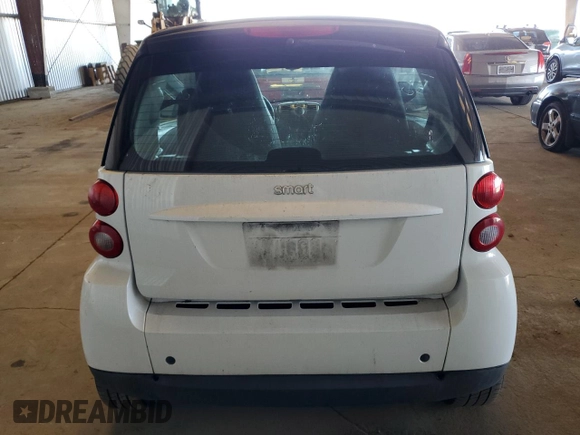 2008 Smart fortwo Pure with VIN WMEEJ31X68K171434, listed as a Copart auction lot 46729615 with 36,305 mi miles and Clean title. Bid and sale history available at DreamBid. Image 6.