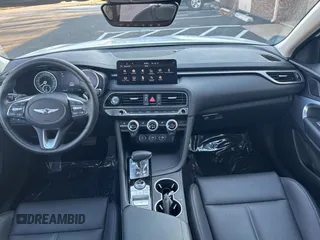 2023 Genesis G70 2.0T with VIN KMTG34TA0PU132665, listed as a Copart auction lot 88997945 with 3,158 mi miles and Clean Title. Bid and sale history available at DreamBid. Image 9.