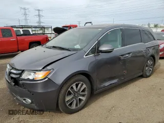2014 Honda Odyssey Touring с VIN 5FNRL5H98EB029561, выставлен на аукционе Copart как лот 57349265 с пробегом 136 233 миль миль и Списание • Salvage title. История ставок и продаж доступна на DreamBid. Изображение 1.