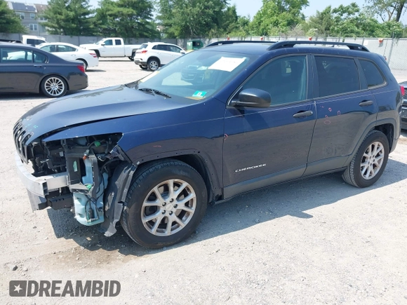 2016 Jeep Cherokee Sport с VIN 1C4PJLAB6GW258396, выставлен на аукционе IAAI как лот 42493650 с пробегом 87 498 миль миль и . История ставок и продаж доступна на DreamBid. Изображение 2.