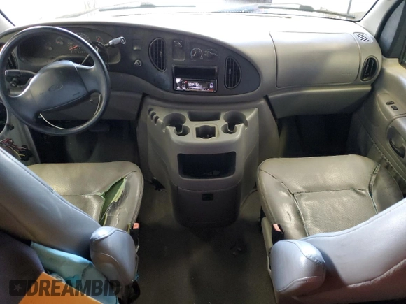 2001 Ford Econoline Cargo with VIN 1FTRE14291HA69623, listed as a Copart auction lot 50031845 with 103,169 mi miles and Salvage Title. Bid and sale history available at carsss.com. Image 8.