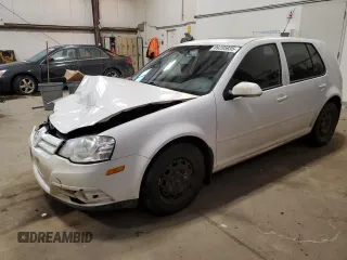 2008 Volkswagen Golf with VIN 9BWEL41J384012245, listed as a Copart auction lot 89205935 with 244,065 mi miles and Salvage title. Bid and sale history available at DreamBid. Image 1.